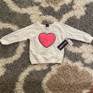 Limited Too Heart Sweater Size 4T NEW!!